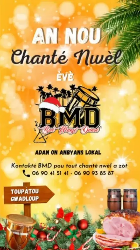 An nou chanté Nwèl