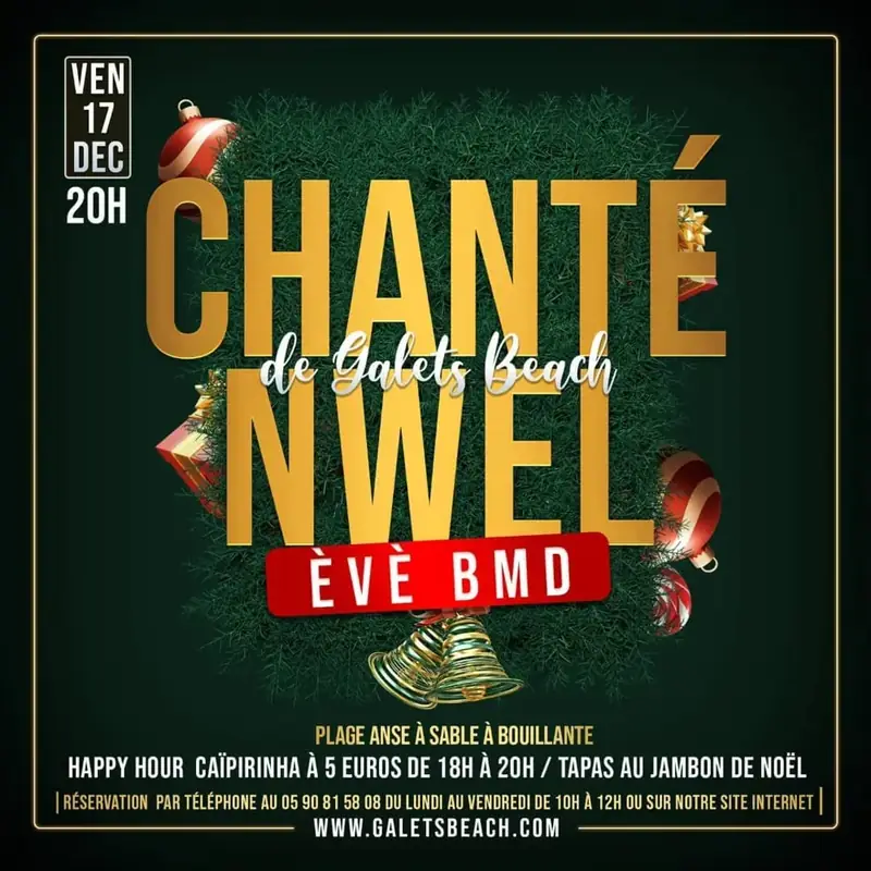 Chanté Nwèl de Galets Beach